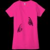 Ladies' Jersey Short-Sleeve Deep V-Neck T-Shirt Thumbnail