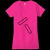 Ladies' Jersey Short-Sleeve Deep V-Neck T-Shirt Thumbnail