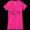 Ladies' Jersey Short-Sleeve Deep V-Neck T-Shirt Thumbnail