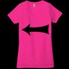 Ladies' Jersey Short-Sleeve Deep V-Neck T-Shirt Thumbnail