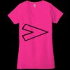 Ladies' Jersey Short-Sleeve Deep V-Neck T-Shirt Thumbnail