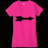 Ladies' Jersey Short-Sleeve Deep V-Neck T-Shirt Thumbnail