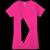 Ladies' Jersey Short-Sleeve Deep V-Neck T-Shirt Thumbnail