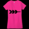 Ladies' Jersey Short-Sleeve Deep V-Neck T-Shirt Thumbnail