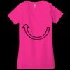 Ladies' Jersey Short-Sleeve Deep V-Neck T-Shirt Thumbnail