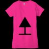 Ladies' Jersey Short-Sleeve Deep V-Neck T-Shirt Thumbnail