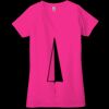 Ladies' Jersey Short-Sleeve Deep V-Neck T-Shirt Thumbnail