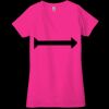 Ladies' Jersey Short-Sleeve Deep V-Neck T-Shirt Thumbnail