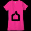 Ladies' Jersey Short-Sleeve Deep V-Neck T-Shirt Thumbnail