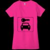 Ladies' Jersey Short-Sleeve Deep V-Neck T-Shirt Thumbnail