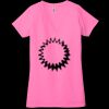 Ladies' Jersey Short-Sleeve Deep V-Neck T-Shirt Thumbnail