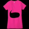 Ladies' Jersey Short-Sleeve Deep V-Neck T-Shirt Thumbnail