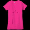 Ladies' Jersey Short-Sleeve Deep V-Neck T-Shirt Thumbnail