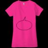 Ladies' Jersey Short-Sleeve Deep V-Neck T-Shirt Thumbnail