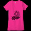 Ladies' Jersey Short-Sleeve Deep V-Neck T-Shirt Thumbnail