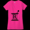 Ladies' Jersey Short-Sleeve Deep V-Neck T-Shirt Thumbnail