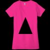 Ladies' Jersey Short-Sleeve Deep V-Neck T-Shirt Thumbnail