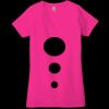 Ladies' Jersey Short-Sleeve Deep V-Neck T-Shirt Thumbnail