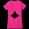 Ladies' Jersey Short-Sleeve Deep V-Neck T-Shirt Thumbnail