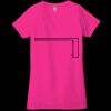 Ladies' Jersey Short-Sleeve Deep V-Neck T-Shirt Thumbnail