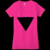 Ladies' Jersey Short-Sleeve Deep V-Neck T-Shirt Thumbnail