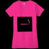 Ladies' Jersey Short-Sleeve Deep V-Neck T-Shirt Thumbnail