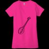 Ladies' Jersey Short-Sleeve Deep V-Neck T-Shirt Thumbnail