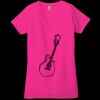 Ladies' Jersey Short-Sleeve Deep V-Neck T-Shirt Thumbnail