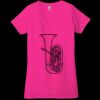 Ladies' Jersey Short-Sleeve Deep V-Neck T-Shirt Thumbnail