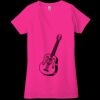 Ladies' Jersey Short-Sleeve Deep V-Neck T-Shirt Thumbnail