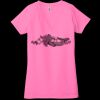 Ladies' Jersey Short-Sleeve Deep V-Neck T-Shirt Thumbnail