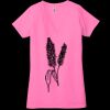 Ladies' Jersey Short-Sleeve Deep V-Neck T-Shirt Thumbnail
