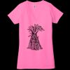 Ladies' Jersey Short-Sleeve Deep V-Neck T-Shirt Thumbnail