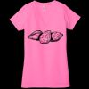 Ladies' Jersey Short-Sleeve Deep V-Neck T-Shirt Thumbnail