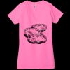 Ladies' Jersey Short-Sleeve Deep V-Neck T-Shirt Thumbnail
