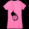 Ladies' Jersey Short-Sleeve Deep V-Neck T-Shirt Thumbnail