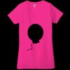 Ladies' Jersey Short-Sleeve Deep V-Neck T-Shirt Thumbnail