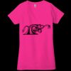 Ladies' Jersey Short-Sleeve Deep V-Neck T-Shirt Thumbnail