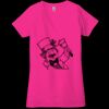 Ladies' Jersey Short-Sleeve Deep V-Neck T-Shirt Thumbnail