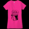 Ladies' Jersey Short-Sleeve Deep V-Neck T-Shirt Thumbnail