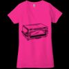 Ladies' Jersey Short-Sleeve Deep V-Neck T-Shirt Thumbnail