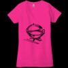 Ladies' Jersey Short-Sleeve Deep V-Neck T-Shirt Thumbnail