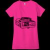 Ladies' Jersey Short-Sleeve Deep V-Neck T-Shirt Thumbnail