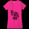 Ladies' Jersey Short-Sleeve Deep V-Neck T-Shirt Thumbnail