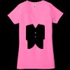 Ladies' Jersey Short-Sleeve Deep V-Neck T-Shirt Thumbnail