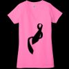 Ladies' Jersey Short-Sleeve Deep V-Neck T-Shirt Thumbnail