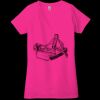 Ladies' Jersey Short-Sleeve Deep V-Neck T-Shirt Thumbnail