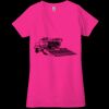 Ladies' Jersey Short-Sleeve Deep V-Neck T-Shirt Thumbnail