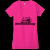 Ladies' Jersey Short-Sleeve Deep V-Neck T-Shirt Thumbnail