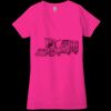 Ladies' Jersey Short-Sleeve Deep V-Neck T-Shirt Thumbnail